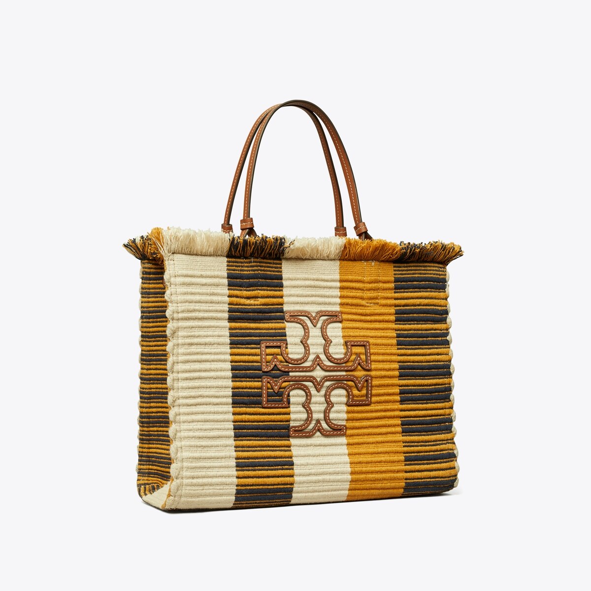 Ella Woven Stripe Tote