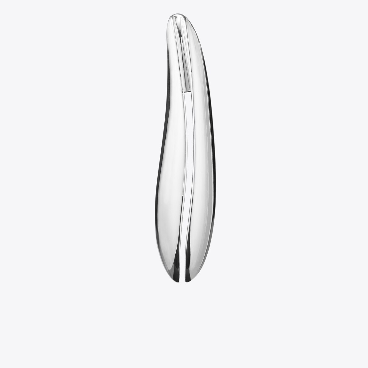 【TORYBURCH】 white and silver earrings （関税送料込） Elongated Wave Earring: Women's Designer Earrings | Tory Burch