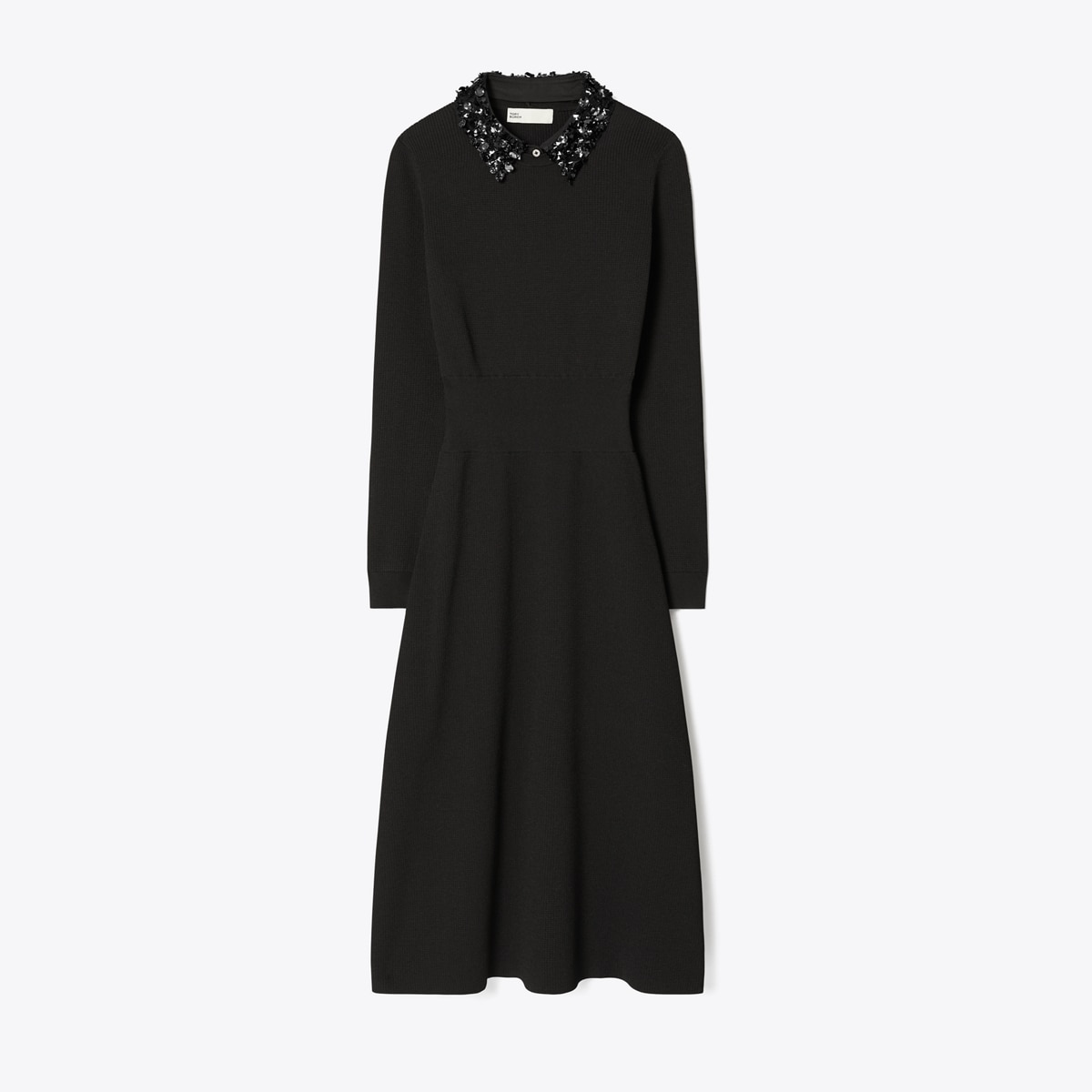 EMBELLISHED COLLAR DRESS