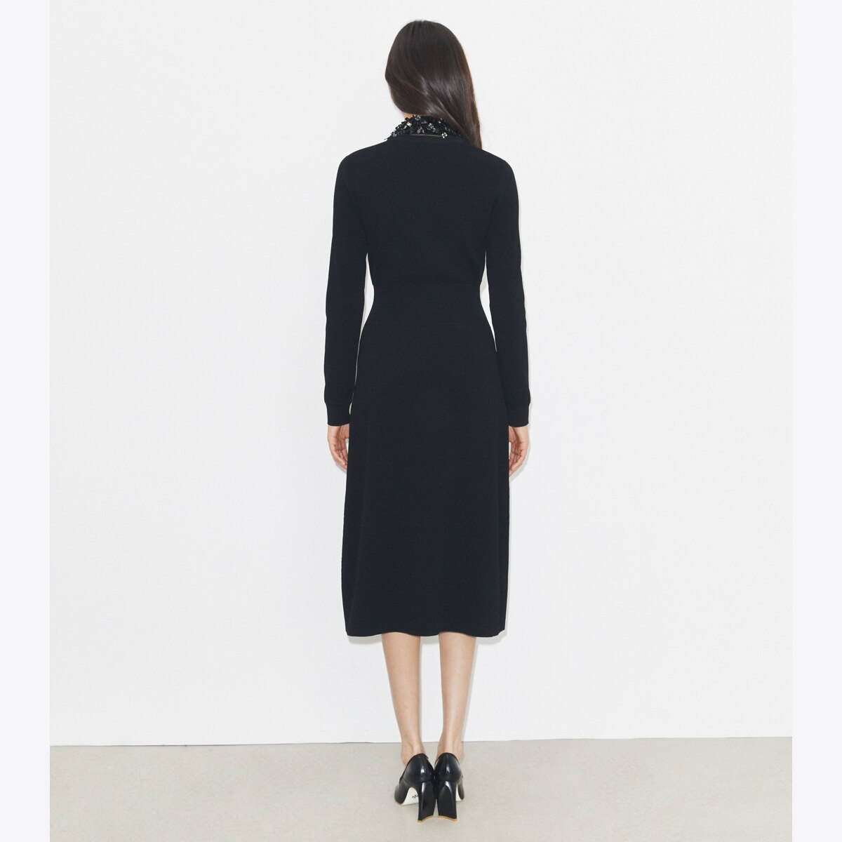 EMBELLISHED COLLAR DRESS - thumbnail 3