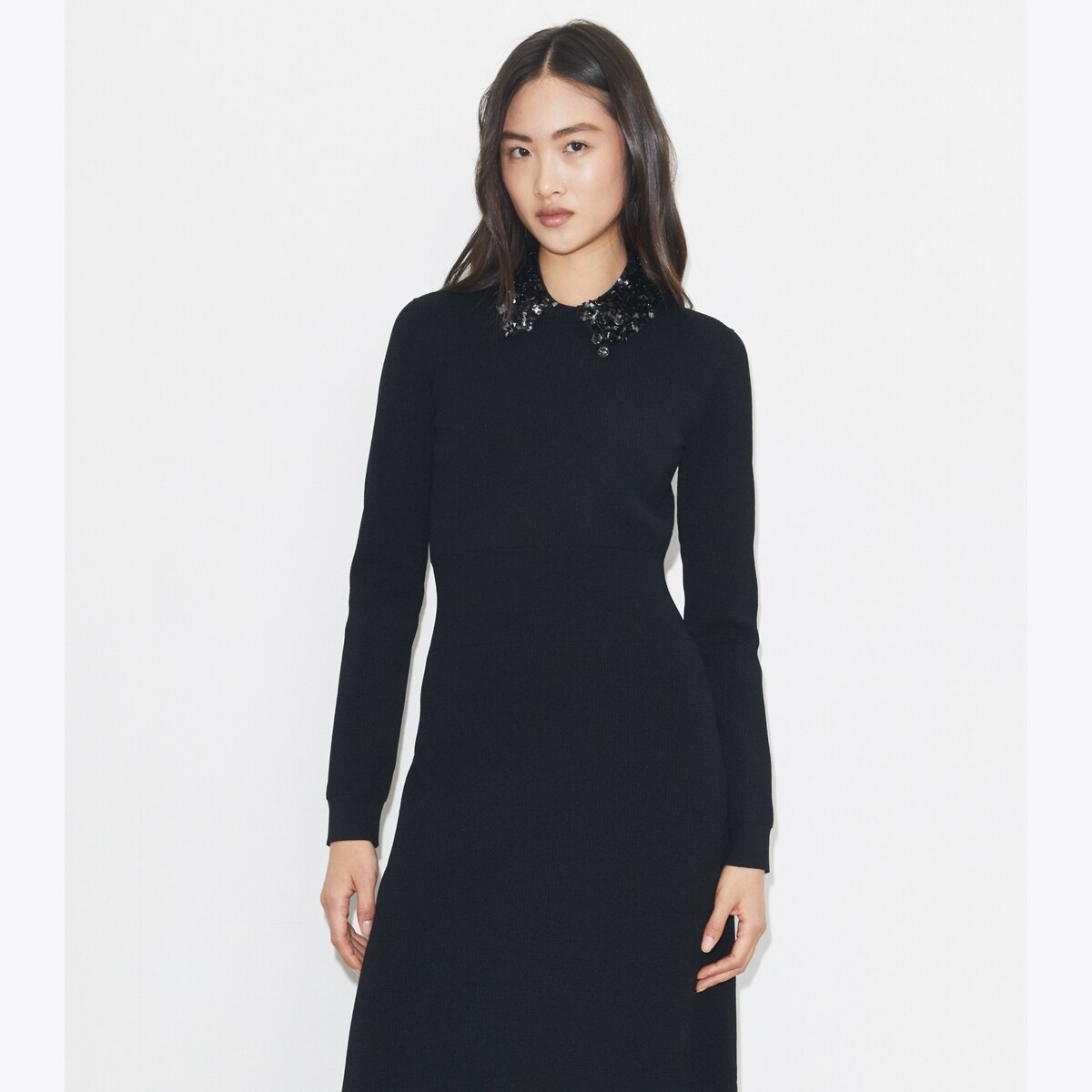 EMBELLISHED COLLAR DRESS - thumbnail 5