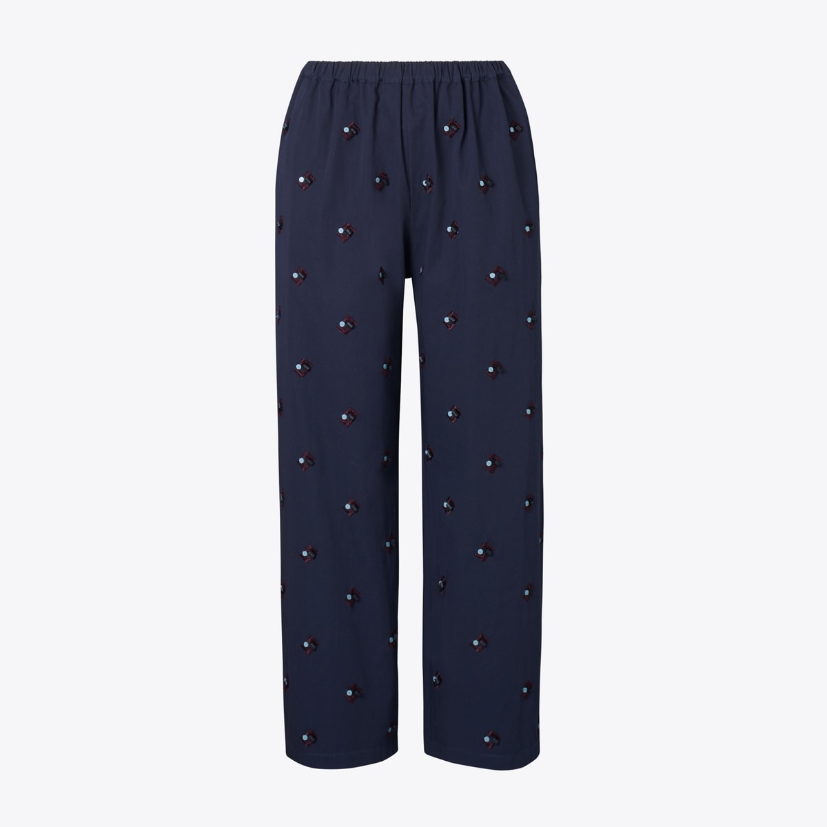 EMBELLISHED COTTON PANT