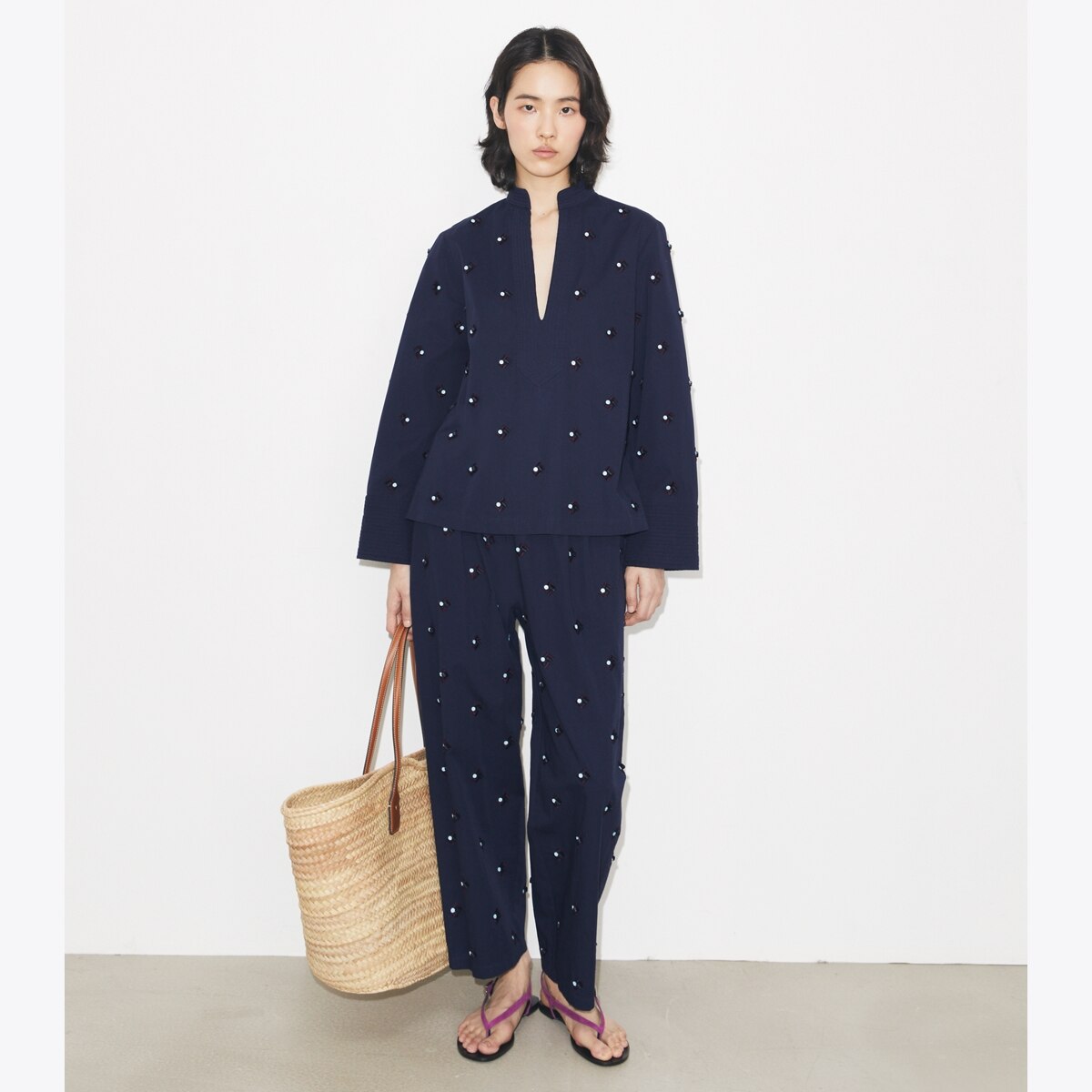 EMBELLISHED COTTON PANT - thumbnail 2