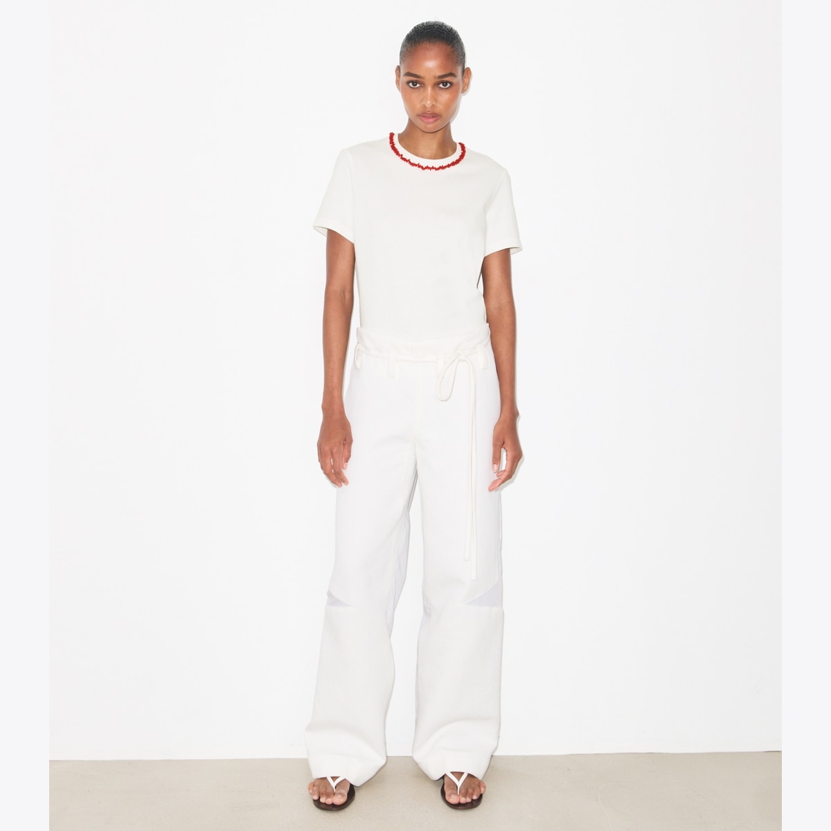 Embellished Cotton T-Shirt