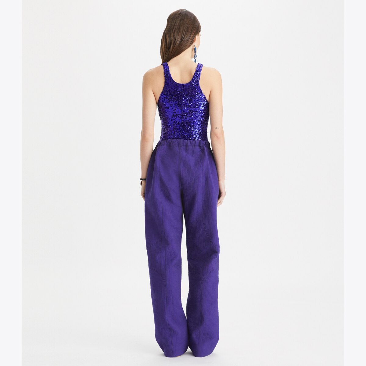 Embellished Jersey Bodysuit: Women's Designer Tops | Tory Burch Embellished Jersey Bodysuit: Women's Designer Tops | Tory Burch
