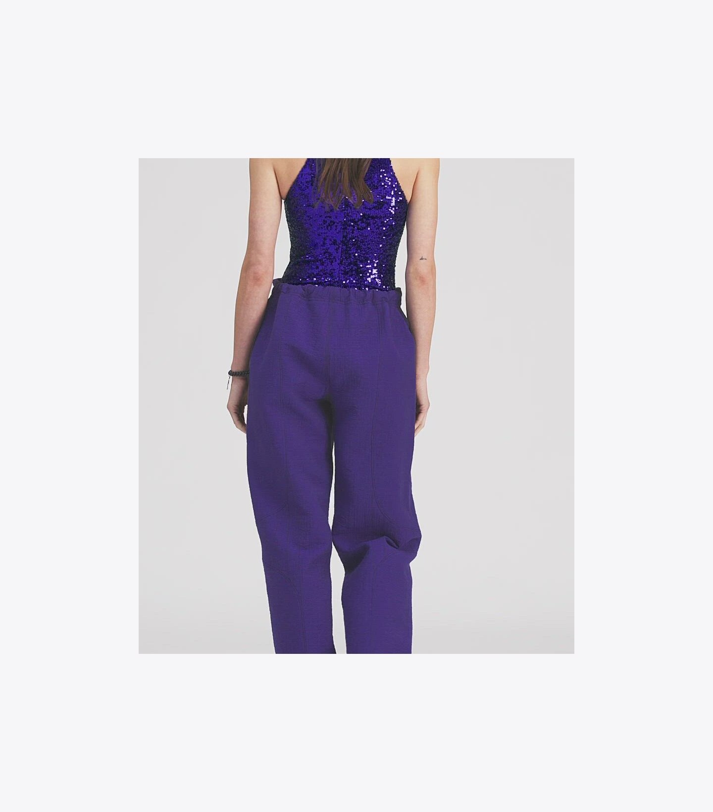 Embellished Jersey Bodysuit