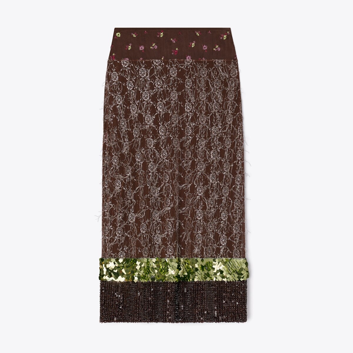 EMBELLISHED LACE SKIRT