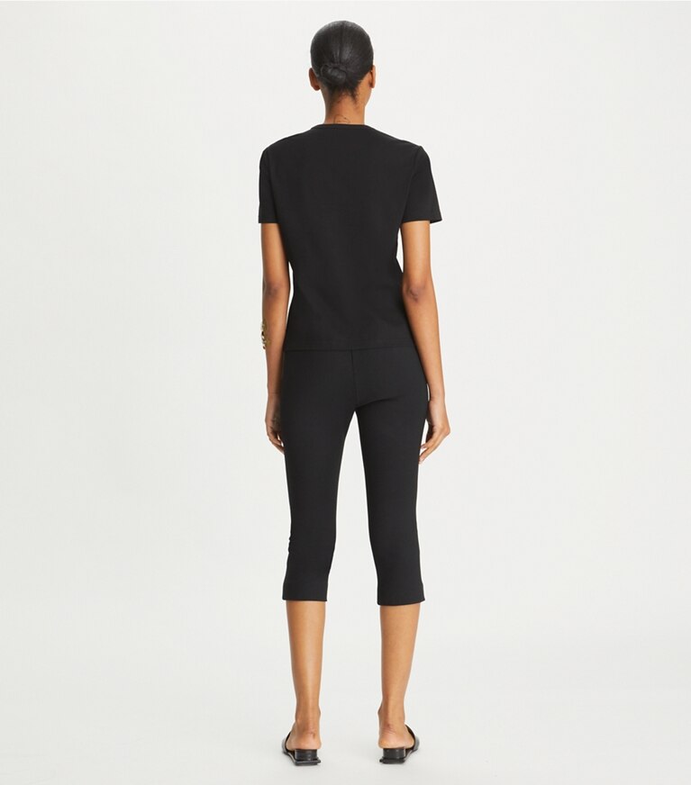 tory burch compass printed t shirt