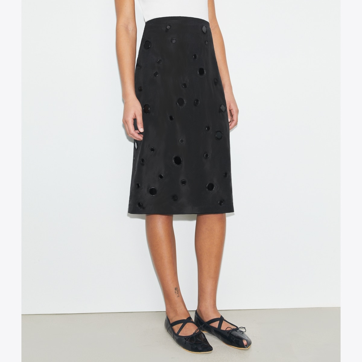 Embellished Mirror Skirt: Women's Designer Bottoms | Tory Burch