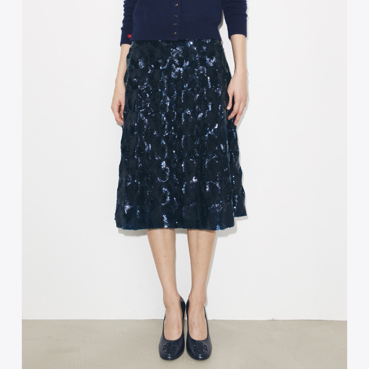 EMBELLISHED SEQUIN SKIRT - thumbnail 5