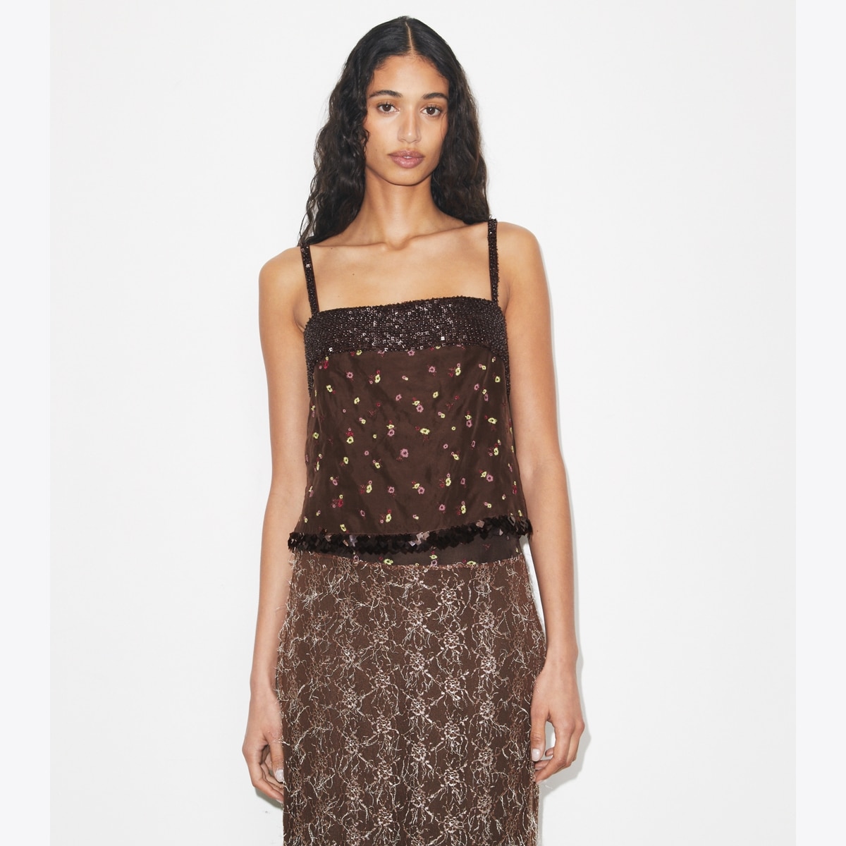 トップス Lumignon original Valentine checkbustier Embellished Tank: Women's Designer Tops | Tory Burch