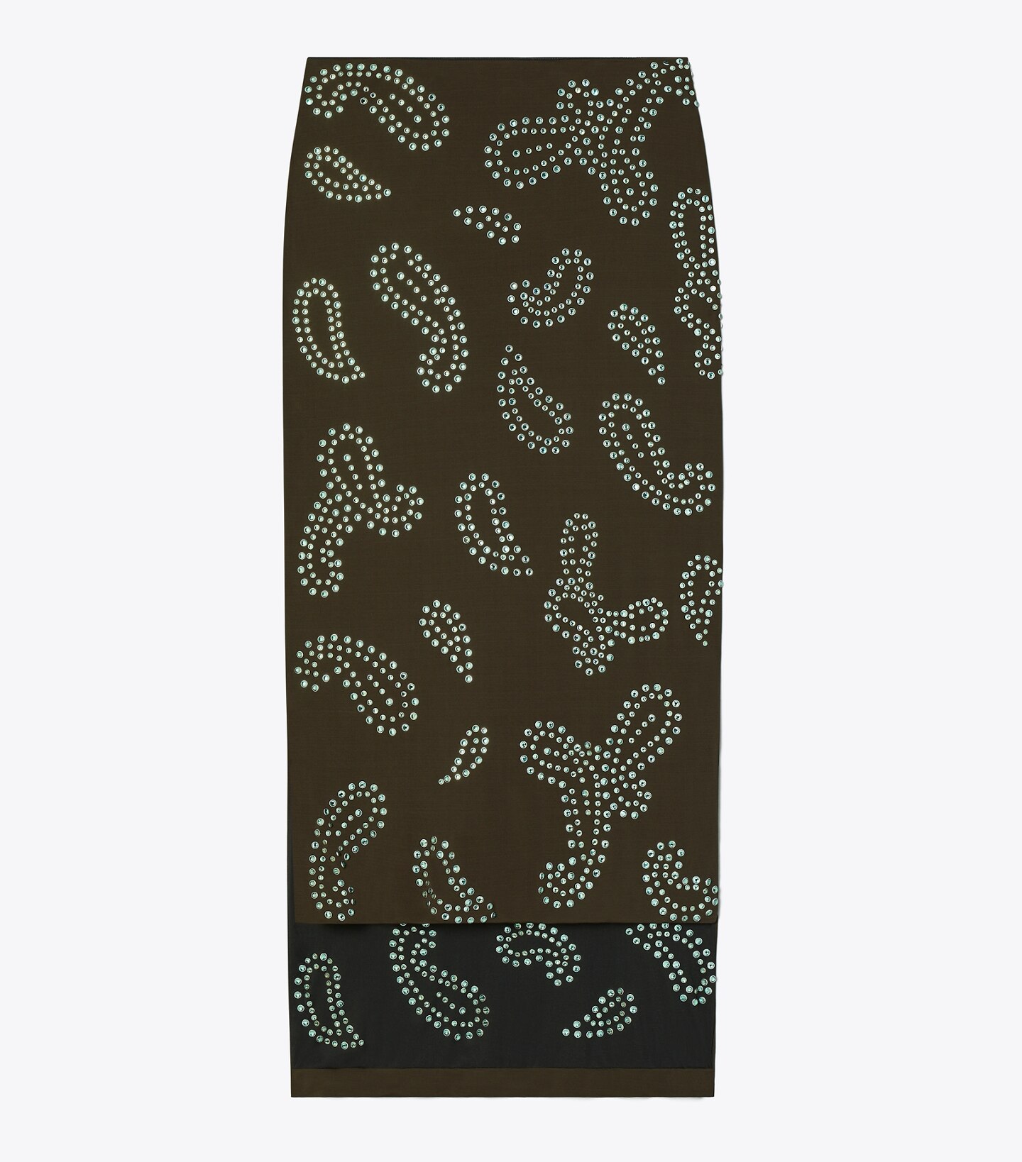 Embellished Viscose Skirt