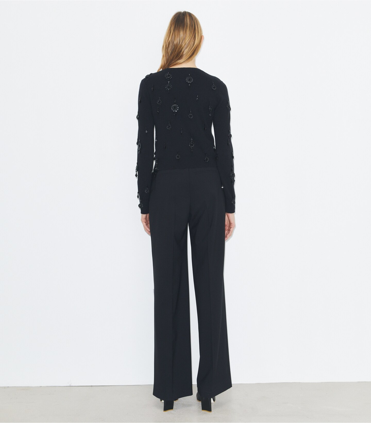 Embellished Wool Cardigan