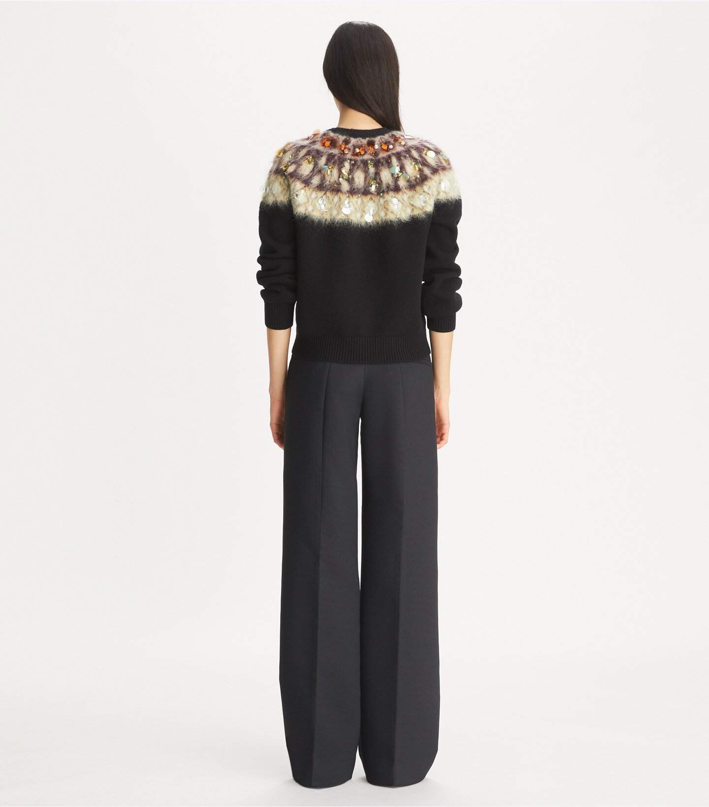 Embellished Wool Sweater