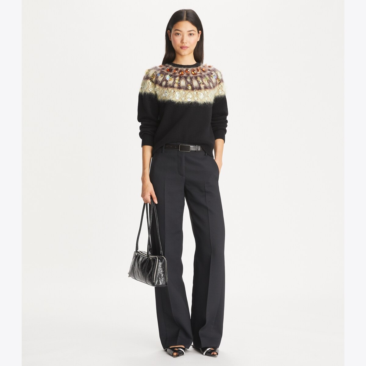 【関税&送料込】Tory Burch Wool Pants Wool Pant: Women's Designer Bottoms | Tory Burch