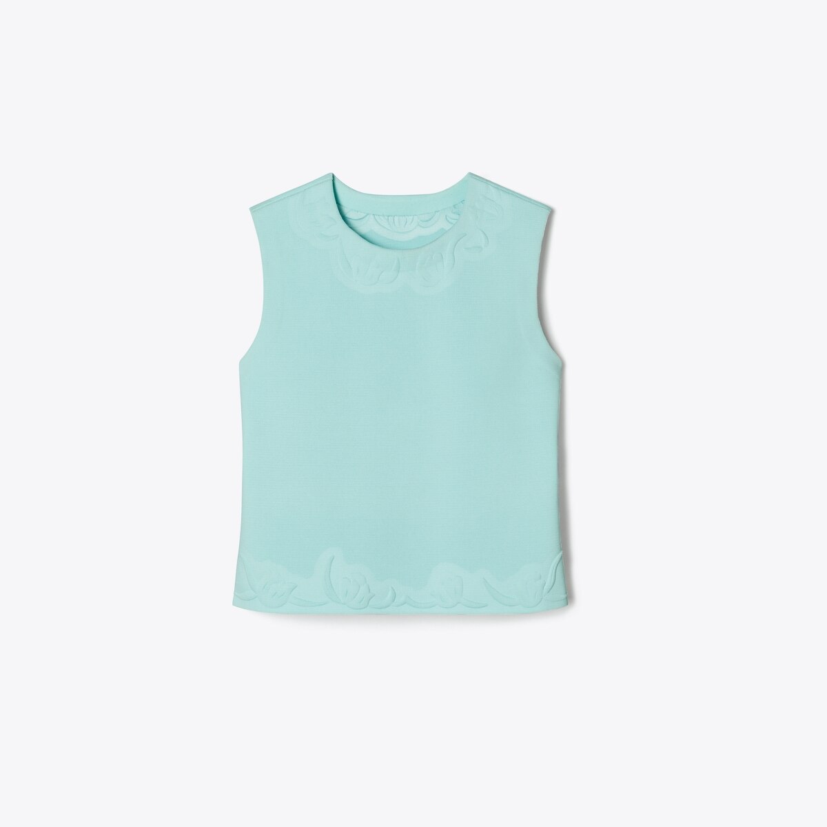 Embossed Viscose Shell Top: Women's Designer Tops | Tory Burch