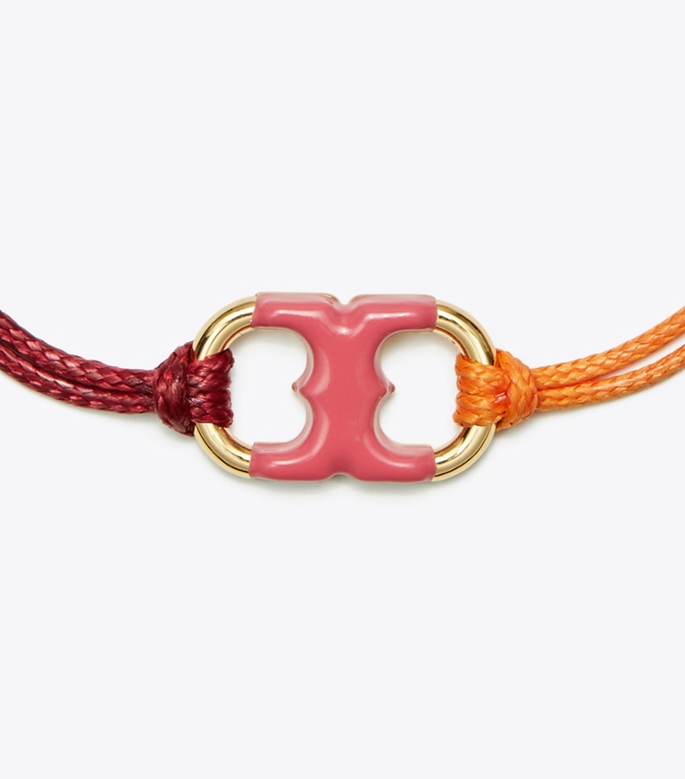 Tory Burch designer armbänder Embrace Ambition Armband in Tory Gold / Red / Orange front
