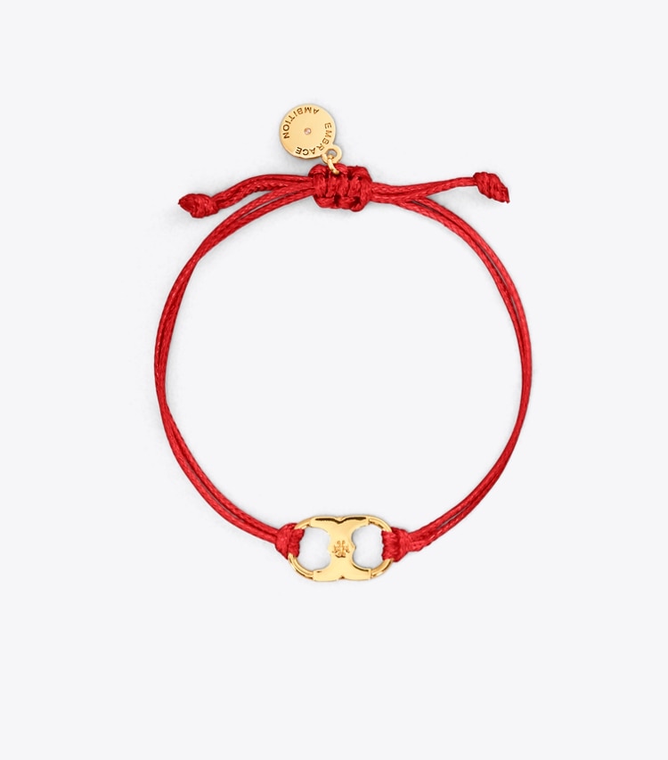 Tory Burch designer armbänder Embrace Ambition Armband in Red/Tory Gold front