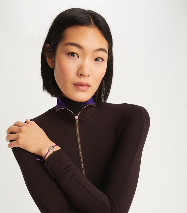 Tory Burch designer ブレスレット エンブレイス アンビション ブレスレット in Rose Gold / Rose Gold front