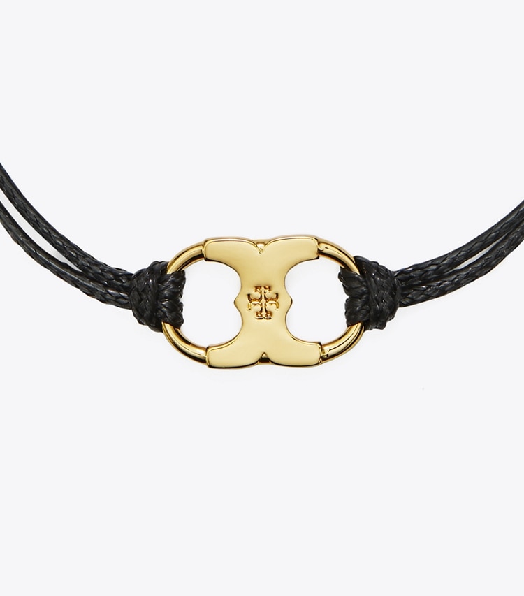 Tory Burch designer ブレスレット エンブレイス アンビション ブレスレット in Black / Tory Gold ディテール