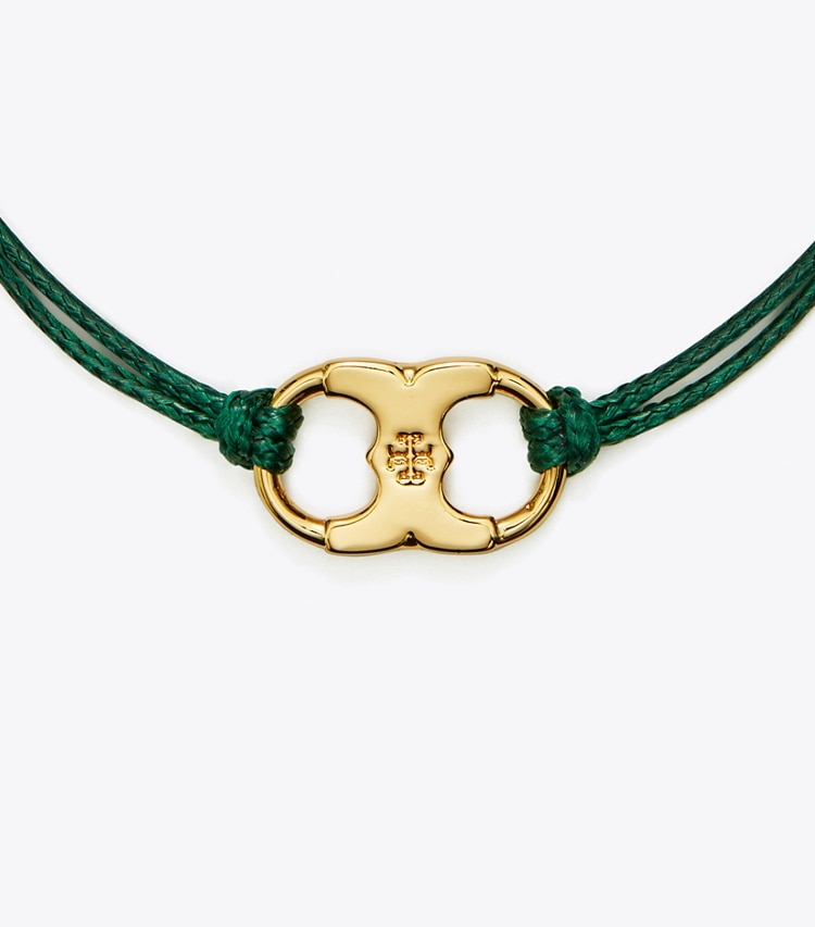 Tory Burch designer ブレスレット エンブレイス アンビション ブレスレット in Green / Tory Gold ディテール