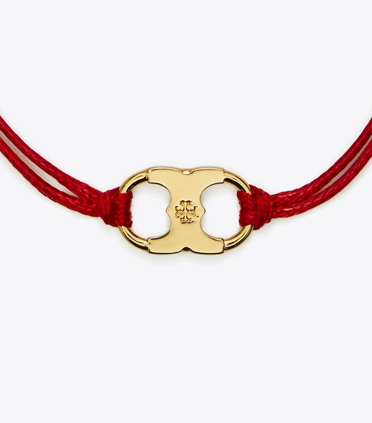 Tory Burch designer ブレスレット エンブレイス アンビション ブレスレット in Red / Tory Gold front
