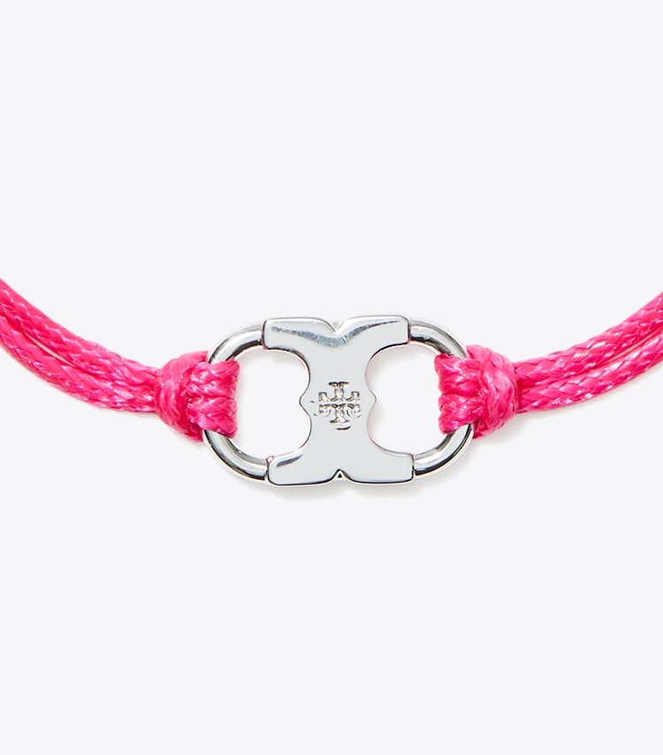 Tory Burch designer bracelets Embrace Ambition Bracelet in Light Silver / Pink detail