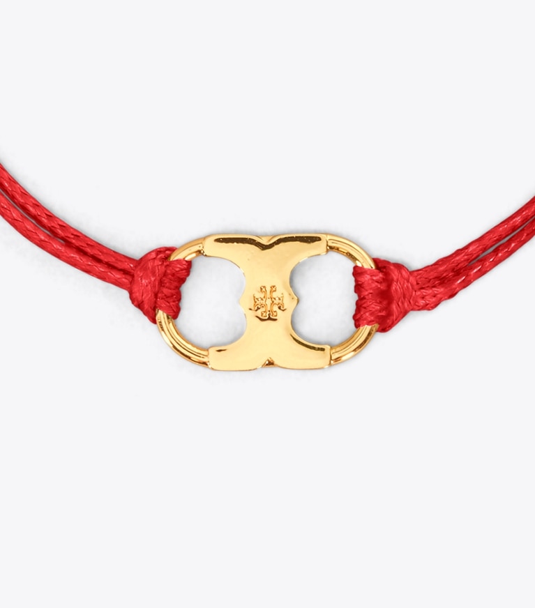 Tory Burch designer bracelets Embrace Ambition Bracelet in Red/Tory Gold front