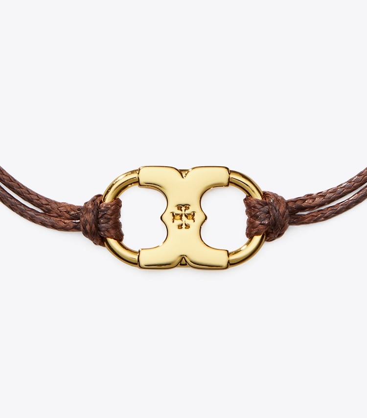 Tory Burch designer bracelets Embrace Ambition Bracelet in Tory Gold / Brown detail