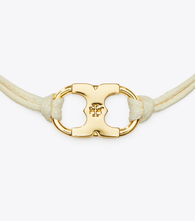 Tory Burch designer bracelets Embrace Ambition Bracelet in Tory Gold / Ivory front