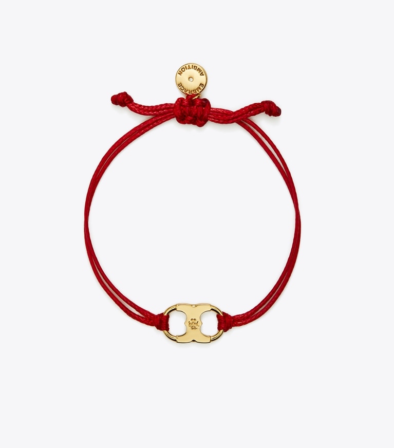 Tory Burch designer ブレスレット エンブレイス アンビション ブレスレット in Red / Tory Gold front
