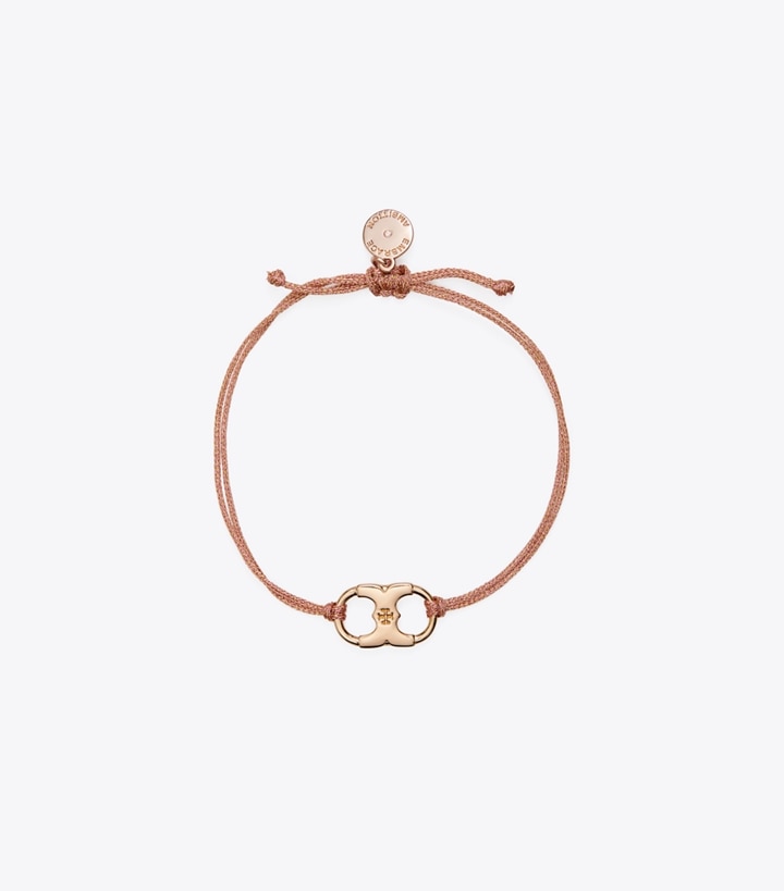 Tory Burch designer ブレスレット エンブレイス アンビション ブレスレット in Rose Gold / Rose Gold front