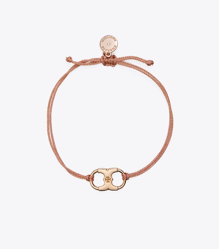 Tory Burch designer ブレスレット エンブレイス アンビション ブレスレット in Rose Gold / Rose Gold front