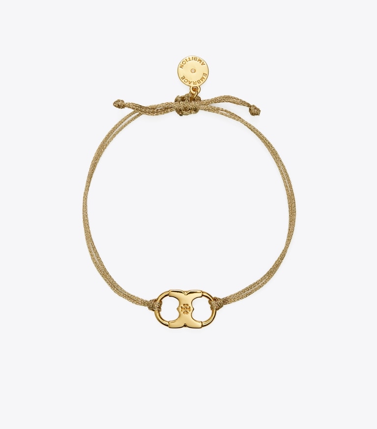Tory Burch designer ブレスレット エンブレイス アンビション ブレスレット in Gold / Tory Gold front
