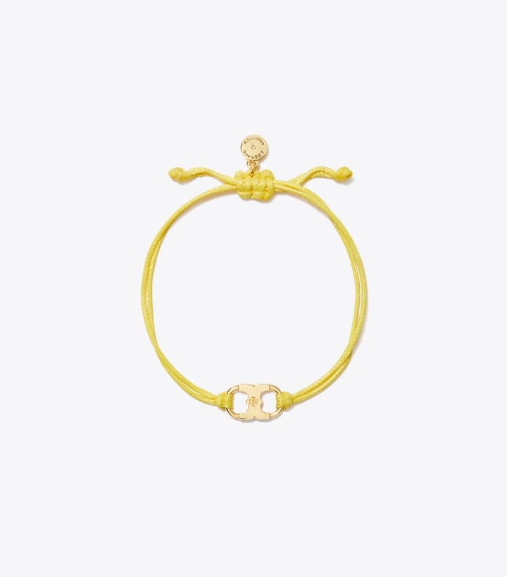 Tory Burch designer bracelets Embrace Ambition Bracelet in Tory Gold / Yellow front