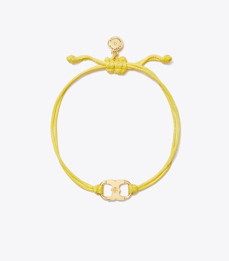 Tory Burch designer bracelets Embrace Ambition Bracelet in Tory Gold / Yellow front