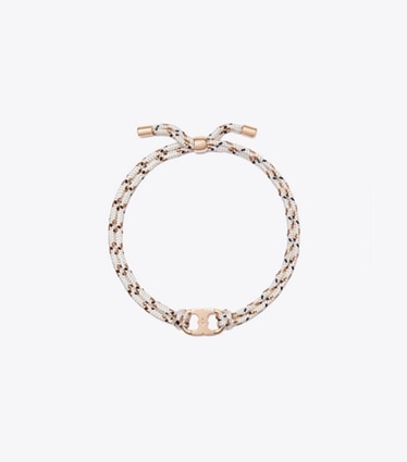 Tory Burch designer ブレスレット エンブレイス アンビション ブレスレット in Tory Gold / Ivory front