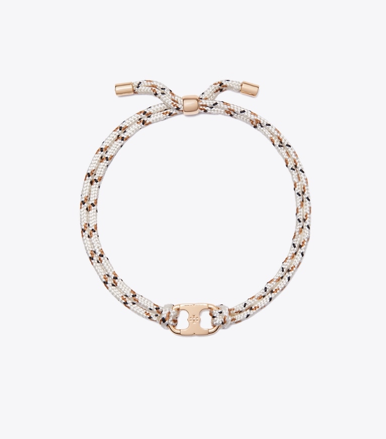 Tory Burch designer ブレスレット エンブレイス アンビション ブレスレット in Tory Gold / Ivory front