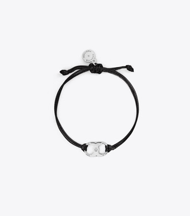 TORYBURCH（トリーバーチ）ブレスレット 53484 SILVER BLACK Women's Designer Jewelry | Tory Burch