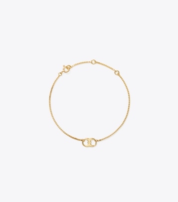 Tory Burch Women's Embrace Ambition Chain Bracelet in Gold, One Size