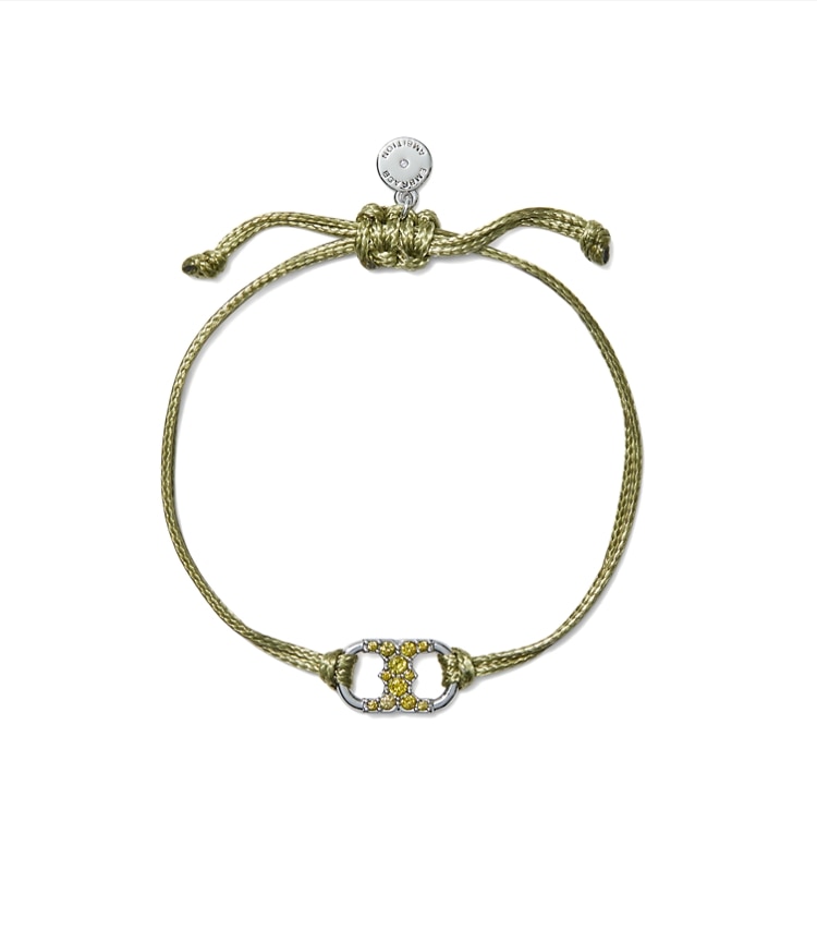 Tory Burch designer bracelets Embrace Ambition Pavé Bracelet in Green / Crystal additional