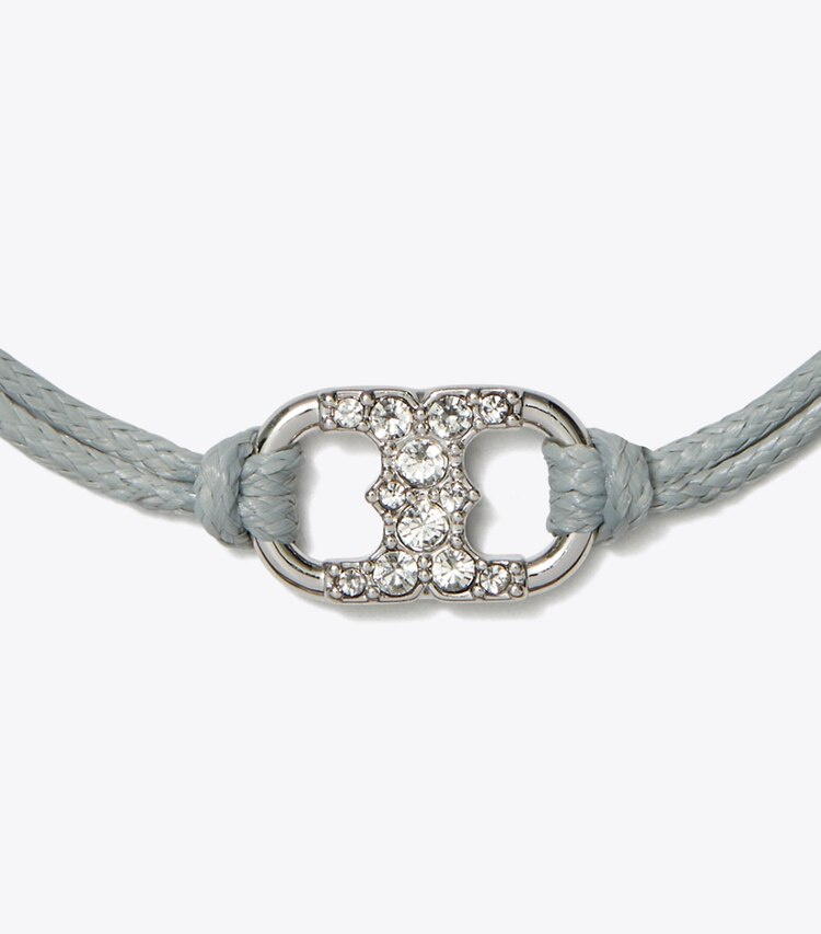 Tory Burch designer ブレスレット エンブレイス アンビション パヴェ ブレスレット in Silver ディテール