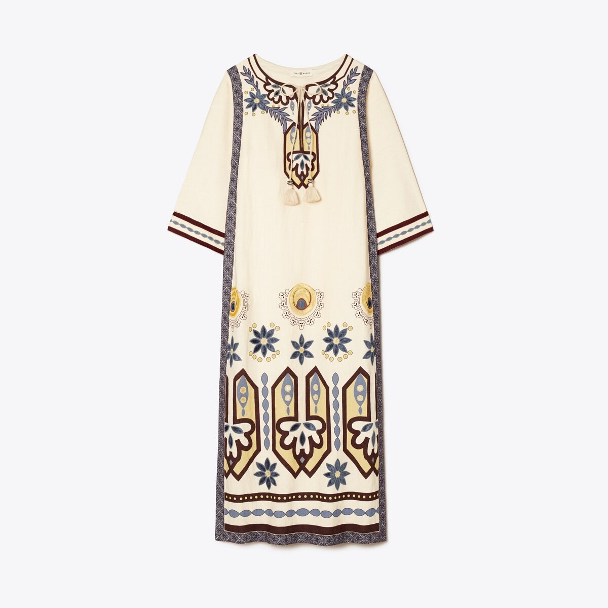 Embroidered Caftan: Women's Designer Dresses | Tory Burch