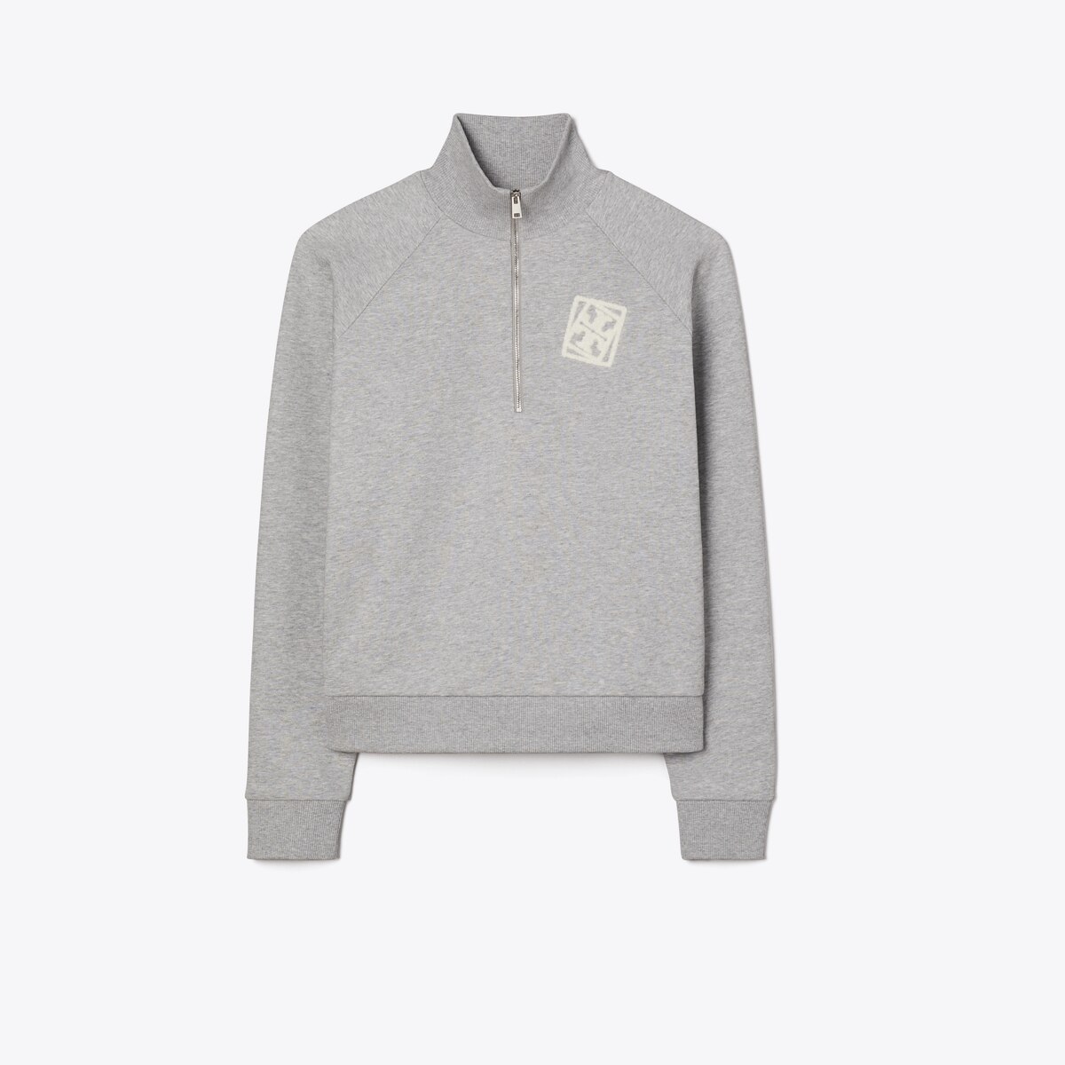 Embroidered French Terry Sweatshirt: Women's Designer Sweaters