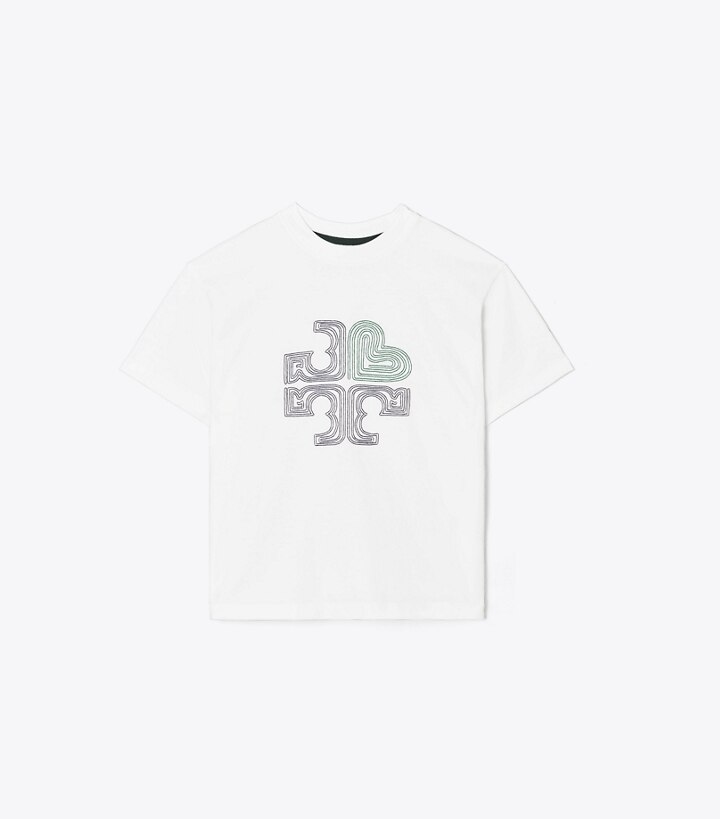 LV Embroidered Logo Printed Collor Cotton T-shirt