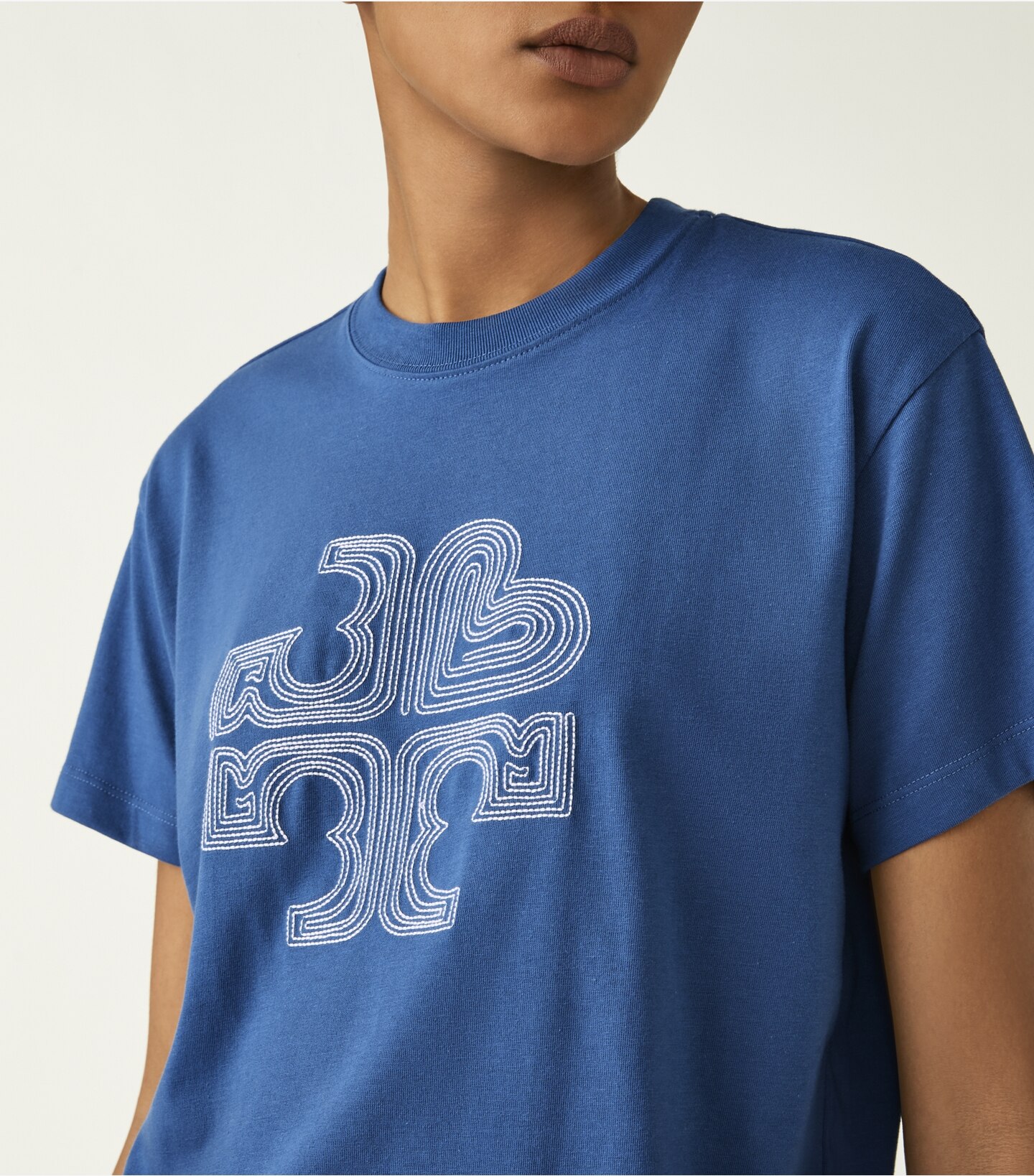 Tory Sport Embroidered Heart Logo T-Shirt | The Summit