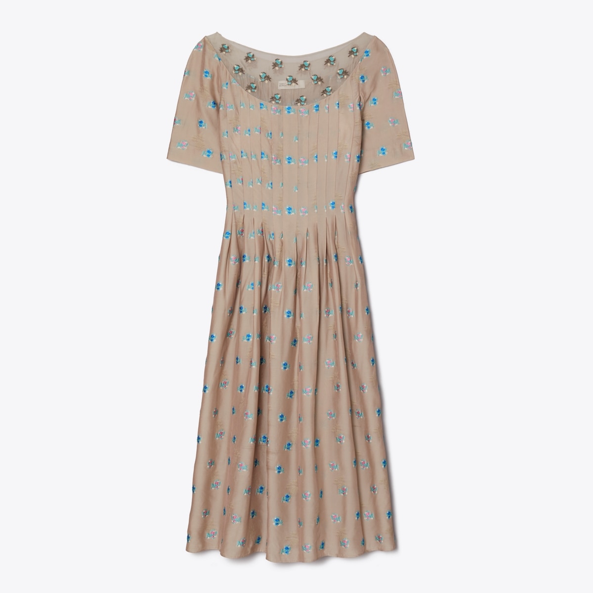 embroidered jacquard dress Embroidered Jacquard Dress: Women's Designer Dresses