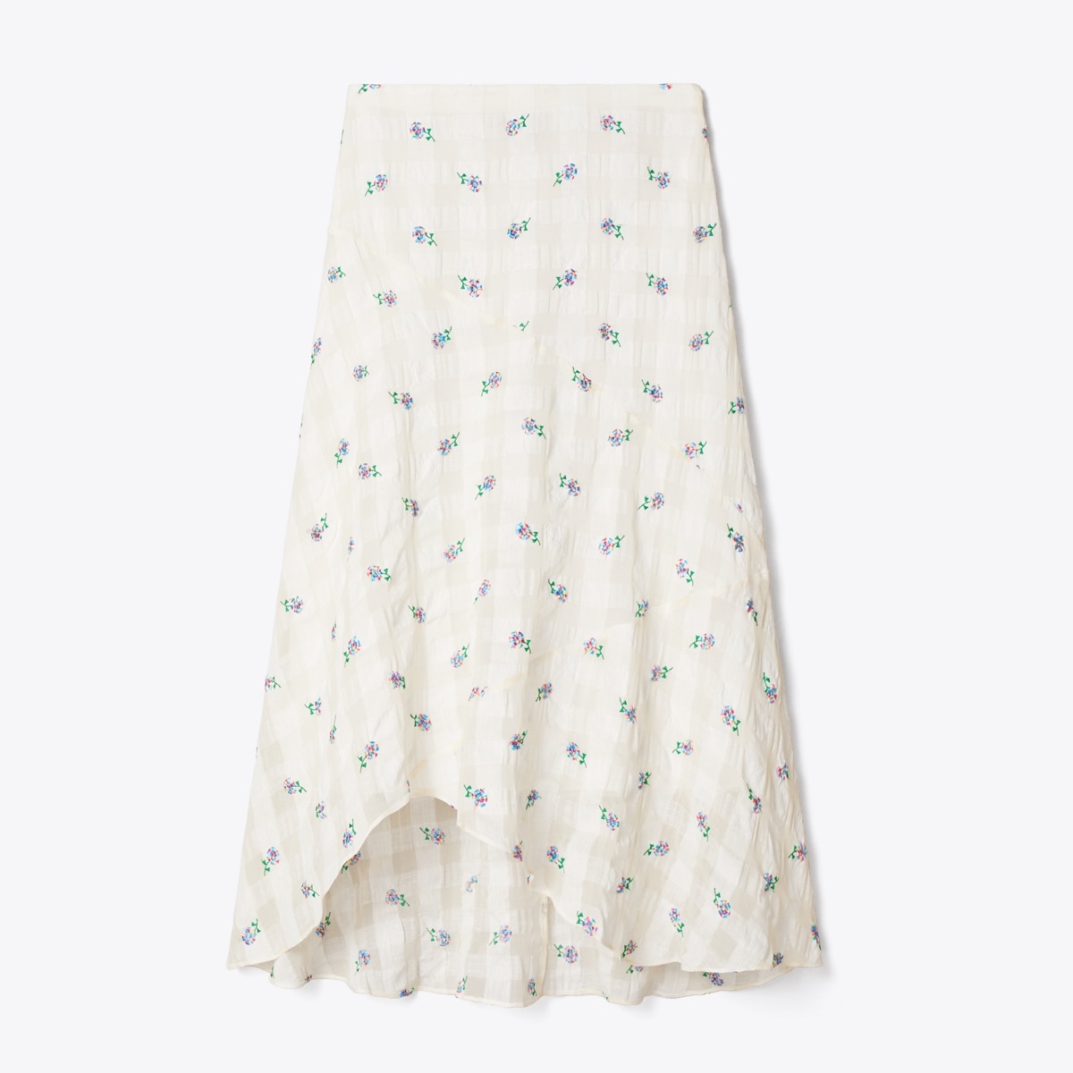 Embroidered Linen Skirt: Women's Designer Bottoms | Tory Burch