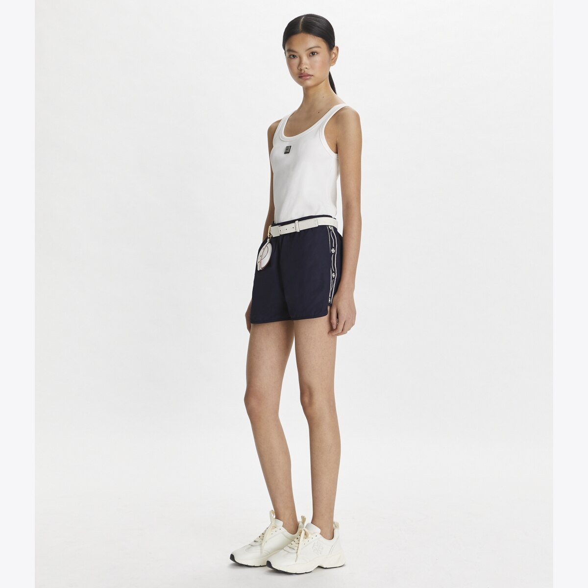 TORY BURCH 刺繍ロゴ入りトラックパンツ TORY SPORTS TORY BURCH 刺繍ロゴ入りトラックパンツ TORY SPORTS (Tory