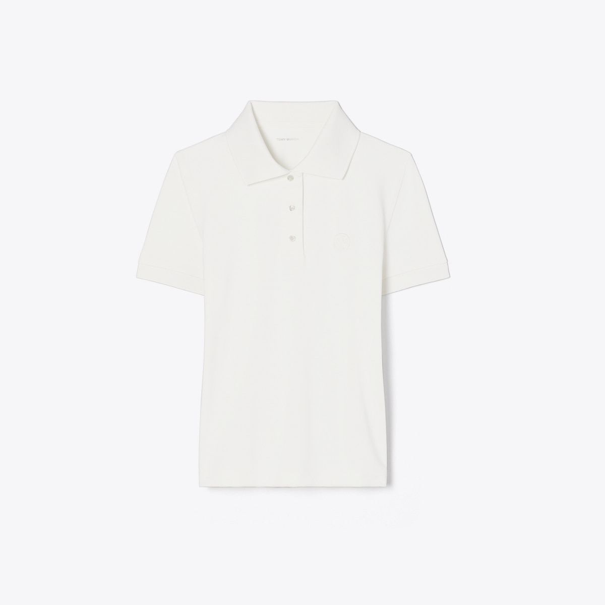 Embroidered Logo Tennis Polo: Women's Designer Tops | Tory Burch